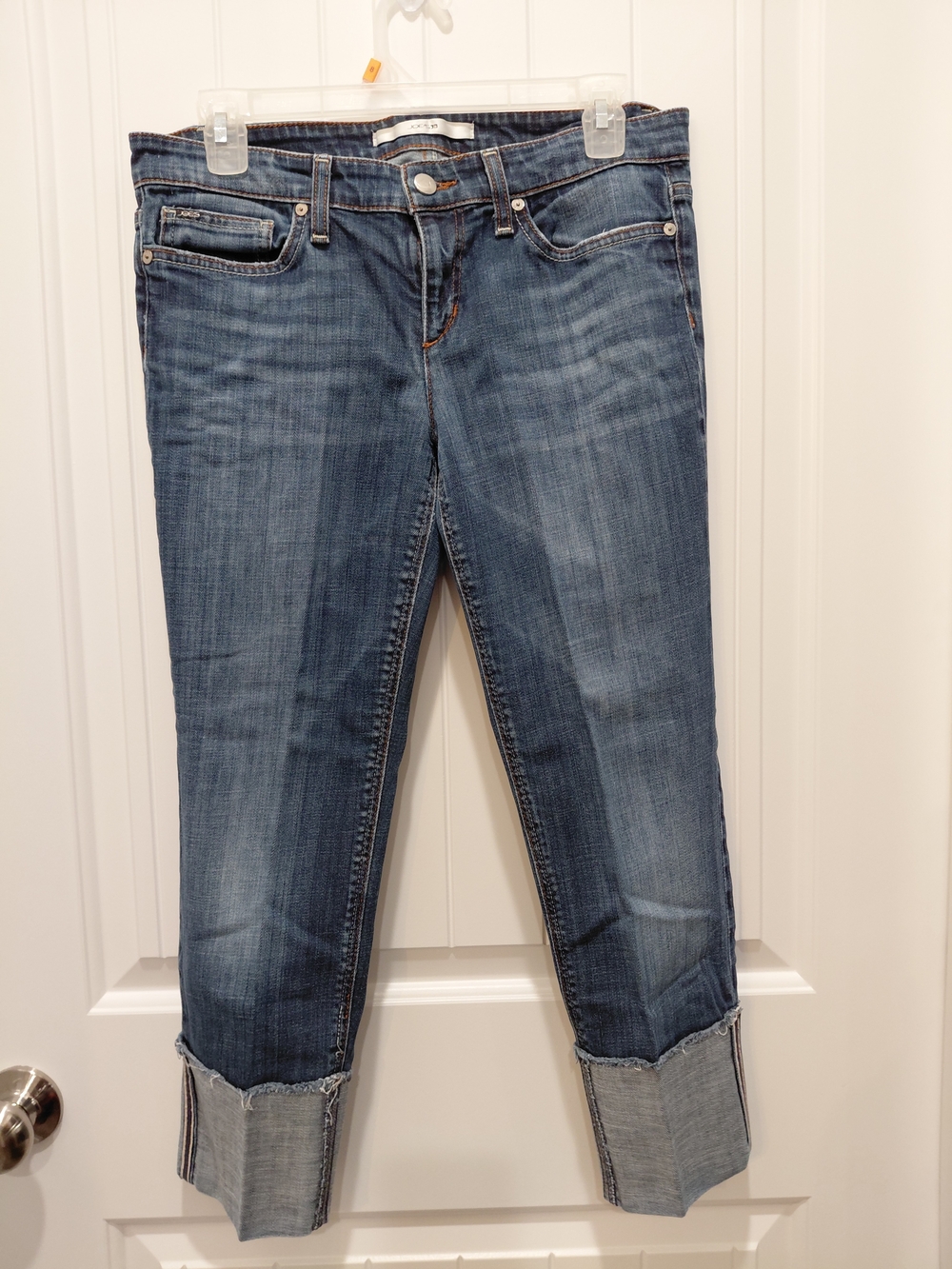 Joe's Jeans Blue Cropped Cuffed Denim #2002
